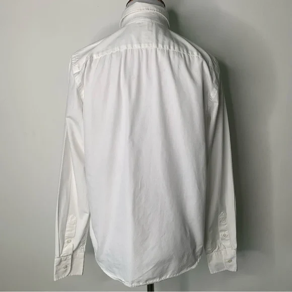 Ralph Lauren Women's White Long Sleeve Button Down Embroidered Logo Shirt XS - Picture 4 of 10